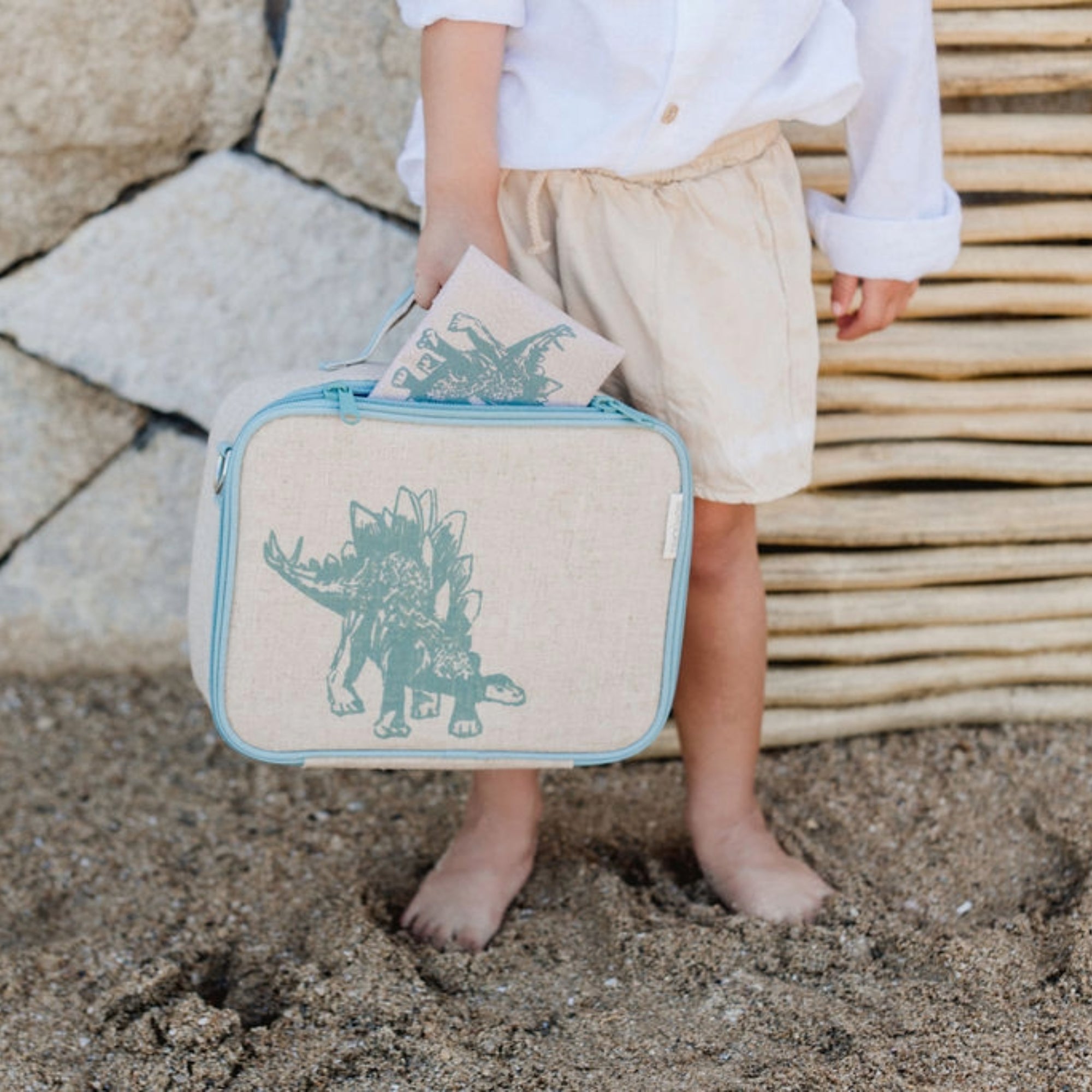 Green Stegosaurus Lunch Box